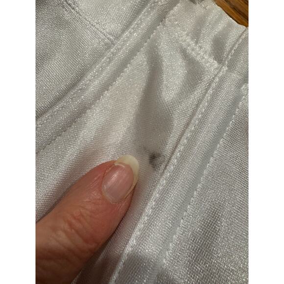 Dominique White Rachelle Satin Strapless Corset Bustier Bra Sz 40DD Item #8950 - Picture 10 of 10